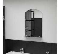 vidaXL Miroir mural avec étagère 40x60 cm Verre trempé