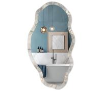 Miroir Mural avec Impression en Accent 45x90 / 52x97 cm Élégance du marbre