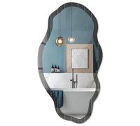Miroir Mural avec Impression en Accent 45x90 / 52x97 cm Texture du Panneau