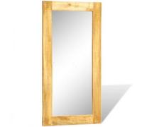 Miroir mural en bois massif Rectangulaire 120 x 60 cm