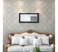 Miroir mural de style baroque noir 100 x 50 cm avec cadre en bois et bord biseauté, convient pour salon, chambre à coucher, couloir, garde-robe et salle de bain