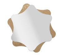 Miroir Mural Déco "Stars" 80cm Naturel