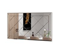 Miroir mural décoratif Gabby L120xH60cm Motif Losange