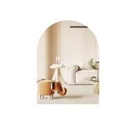 Miroir mural décoratif irrégulier avec verre sans cadre pour chambre à coucher, salon et coiffeuse, améliore l'espace avec des lignes artistiques et une image réaliste (34 x 40 cm)