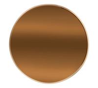 Miroir Mural Design "Alice" 50cm Ambre