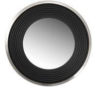 Miroir Mural Design "Eleganca" 38cm Argent & Noir G
