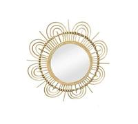 Miroir Mural Design en Rotin "Aina" 51cm Naturel