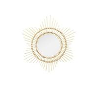 Miroir Mural Design en Rotin "Aina" 70cm Naturel