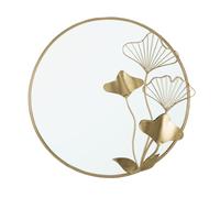 Miroir Mural Design "Flora" 75cm Or