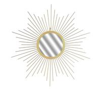 Miroir Mural Design "Soleil" 66cm Or