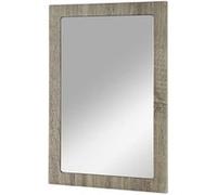 HAKU Möbel Miroir chêne Truffe, MDF - Dim.: L 40 cm x H 60 cm x P 2 cm, Style: Modern