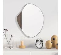 vidaXL Miroir mural de maquillage coiffeuse Argenté 50x40 cm
