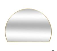 Miroir mural en demi-lune ALICE - Structure en métal doré - Atmosphera Décorateur d'intérieur
