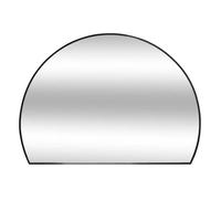 Miroir mural en demi-lune ALICE - Structure en métal noir - Atmosphera Décorateur d'intérieur