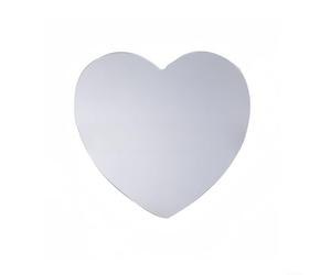 Miroir mural en forme de cœur Autohesion pour salon et chambre à coucher, parfait pour améliorer les espaces intérieurs (20 cm)