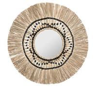 Miroir Mural en Roseau et Verre D 78 cm - Atmosphera