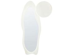 Miroir mural en velours blanc 57 x 160 cm REIGNY
