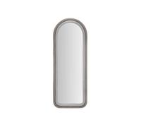 Miroir mural en velours Cloé 60 x 4 x 160 cm gris