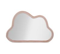 Generique Miroir mural Cloud – cadre en velours – 90 cm – Rose