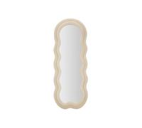 Miroir Mural en Velours ""Wavy"" 160cm Crème