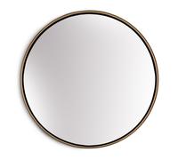 Miroir mural Fournier cadre métallique rond de 80 cm