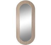 Miroir mural Home ESPRIT Naturel Miroir Bois MDF Urbaine 65 x 2,2 x 160 cm