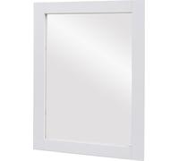 Miroir mural HWC-L86, miroir de salle de bains Meuble de salle de bains, certifié MVG 72x52cm ~ blanc