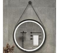 Miroir mural intelligent à DEL avec rétro-éclairage à intensité variable et technologie anti-buée pour salle de bain - Décoration d'intérieur moderne essentielle