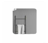 Miroir mural irrégulier en acrylique 33 x 40 cm sans cadre haute définition pour coiffeuse, chambre à coucher, salon et entrée décoration d'intérieur (40 x 40 cm)