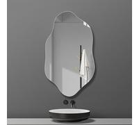 Miroir Mural Irrégulier En Forme De Nuage, 35X55cm, 42X70cm, 48X80cm, Miroir De Salle De Bain, Miroir Asymétrique Moderne For Salon, Salle De Bain, Chambre À Coucher, Toilettes, Entrée ( Size : 35X55c