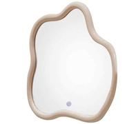 Miroir Mural Irrégulier En Forme De Nuage Avec Éclairage, Miroir De Salle De Bain À LED, Miroir Éclairé À Intensité Variable En 3 Couleurs, Miroir De Maquillage À Interrupteur Intelligent(60*80CM)