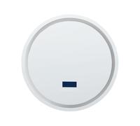 Miroir Mural LED Moderne Salle de Bain Rond Bluetooth 60 x 60 cm Argenté Brognon
