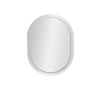 Miroir Mural LED Ovale "Simple" 80cm Argent
