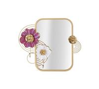 Miroir Mural Lovis Rectangulaire Métal 75cm Multicolore
