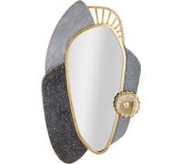 Miroir mural Mauro Ferretti Art 55,9x5,7x90,8 cm gris-or