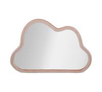 Generique Miroir mural Cloud – cadre en velours – 90 cm – Rose