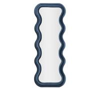 Mauro Ferretti – Miroir mural Emily – Velours – 160 cm – Bleu