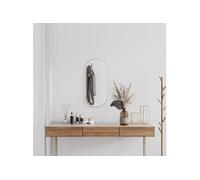 vidaXL Miroir mural Argenté 70x30 cm Ovale