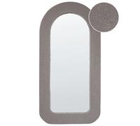 Miroir Mural Moderne à Suspendre 60 x 120 cm Cadre en MDF Forme Rectangulaire Ti