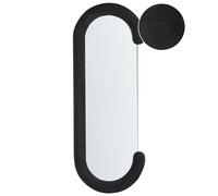 Miroir Mural Moderne Cadre en MDF 54 x 158 cm Forme Irrégulière Décoratif Suspen