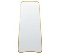 Miroir Mural Moderne Métal 58 x 122 cm Doré Levet