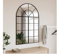 Miroir mural noir 80x120 cm arche fer