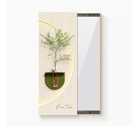 Miroir mural pleine longueur, design artistique 3D, fonction coulissante cachée, miroir invisible pour entrée, couloir et décoration d'intérieur