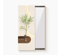Miroir mural pleine longueur, design artistique 3D, fonction coulissante cachée, miroir invisible pour entrée, couloir et décoration d'intérieur