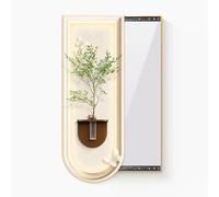 Miroir mural pleine longueur, design artistique 3D, fonction coulissante cachée, miroir invisible pour entrée, couloir et décoration d'intérieur