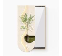 Miroir mural pleine longueur, design artistique 3D, fonction coulissante cachée, miroir invisible pour entrée, couloir et décoration d'intérieur