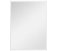 Miroir mural rectangulaire dim. 60L x 80H cm MDF blanc