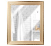 Miroir mural rectangulaire doré 49,5x59,5 cm