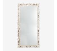 Miroir mural rectangulaire en bois de manguier Arnas 90 x 180 cm