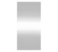 Miroir mural rectangulaire en verre transparent - 30 x 60 cm - Montage mural pour salle de bain, chambre à coucher, couloir, garde-robe - Décoration - Miroir cosmétique - Grossissement lumineux